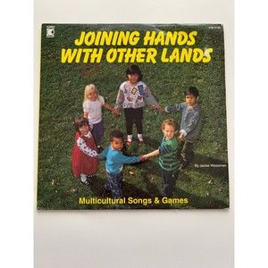 Joining Hands With Other Lands LP Jackie Weissman Multicultural Songs Games VG+